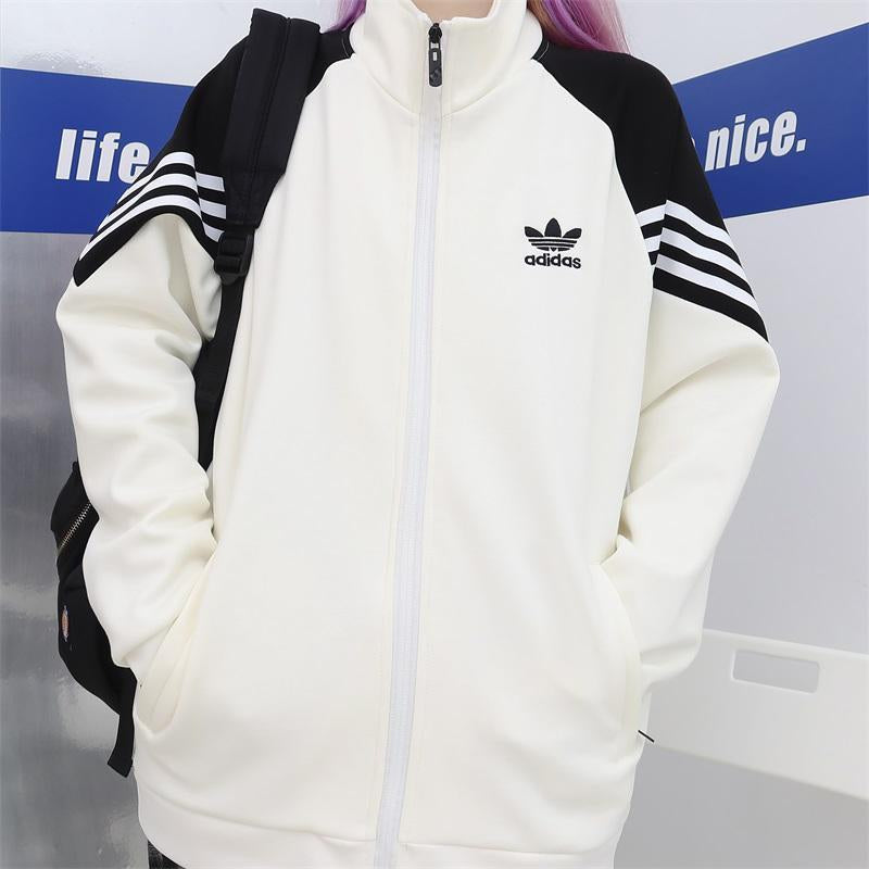 Adidas Fashion Classic Zipper Jacket Coat from sunshinegirlhot-2