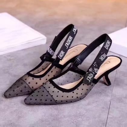 Dior Women Fashion Heels Sandals Shoes-4
