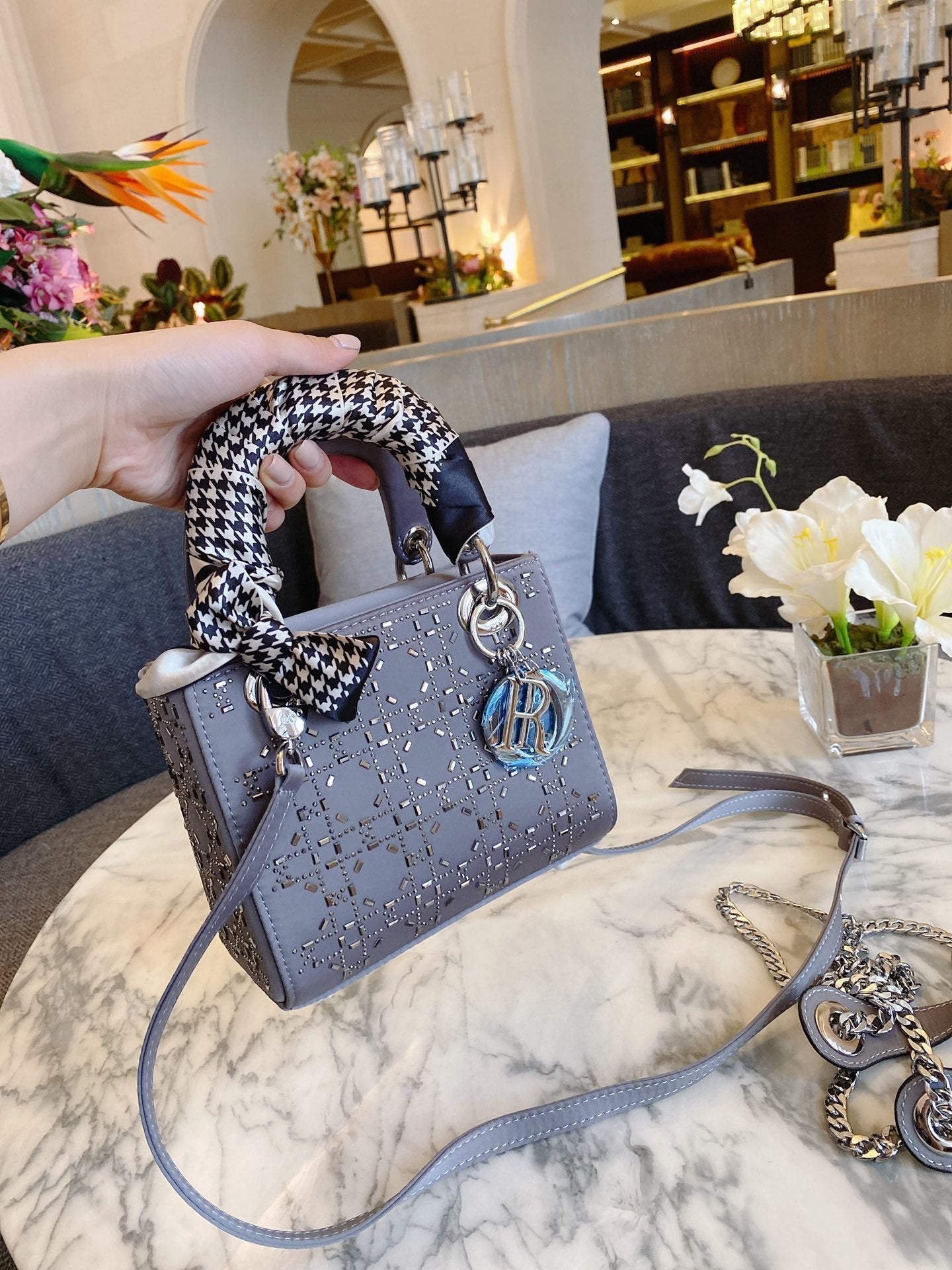 Dior Women's Tote Bag Handbag Shopping Leather Tote Crossbody Satchel-17
