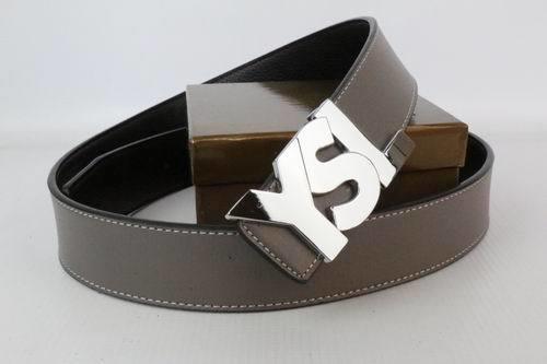 YSL Woman Men Fashion Smooth Buckle Belt Leather Belt-13