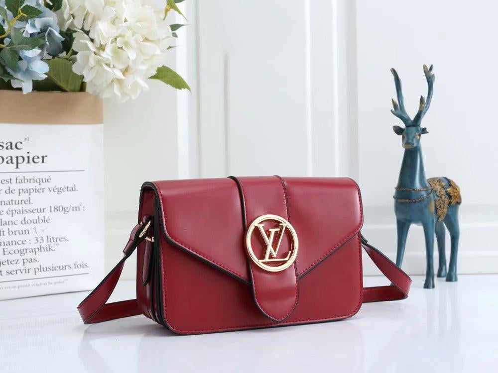 Louis Vuitton LV fashion trend flap small square bag Western sty