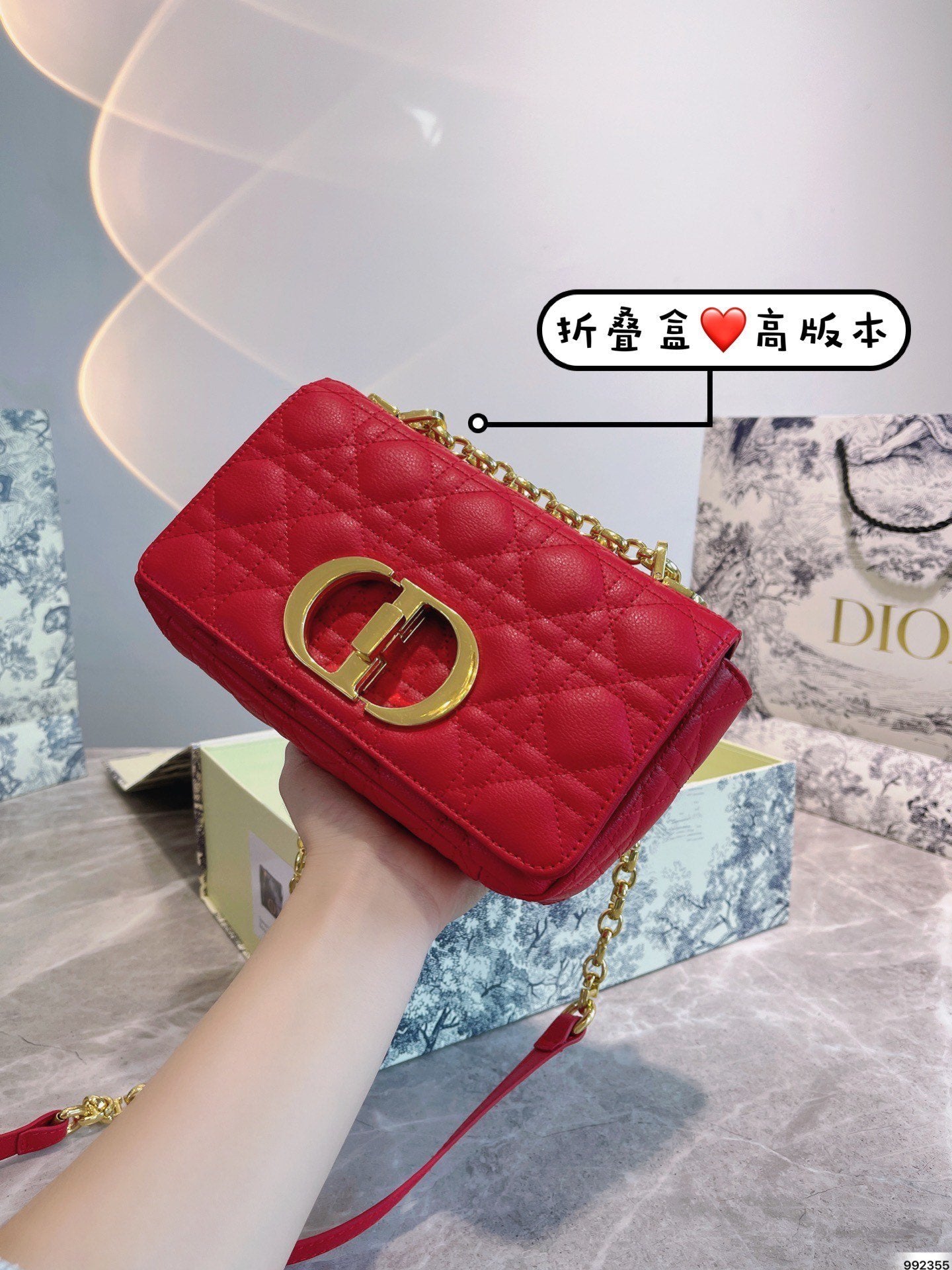 Christian Dior Newest Popular Women Leather Handbag Tote Crossbody-20