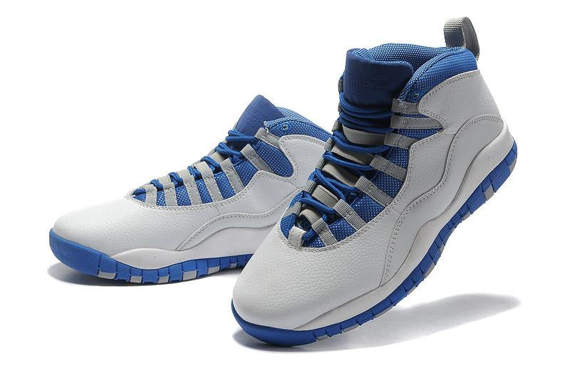 Air Jordan 10 White blue