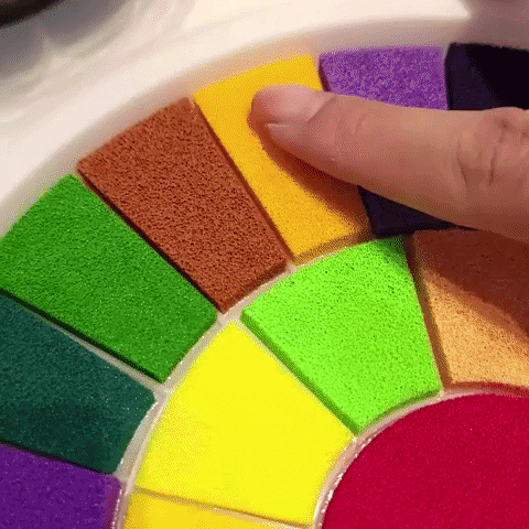 1 Pièce Coussinet D'encre De Peinture De Doigt Lavable Et Coloré