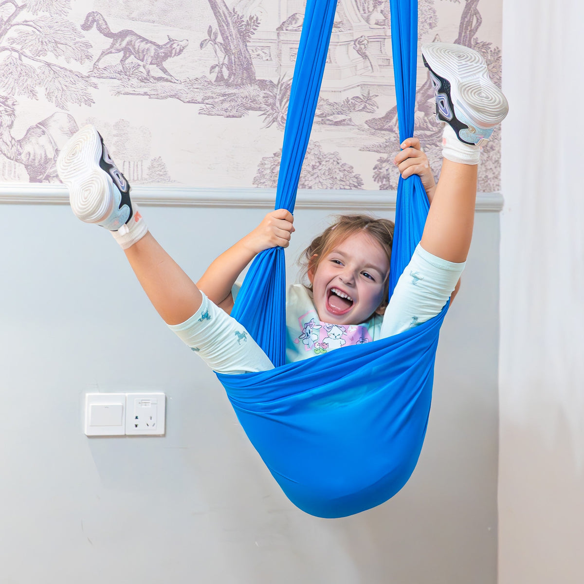 Balançoire sensorielle Confortable Stretchy Outdoor Use Enfants Thérapie  Balançoire Lavable