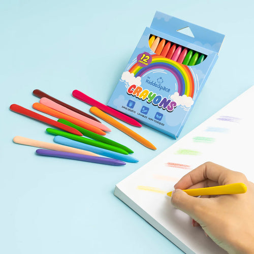 Crayons lavables – TheKiddoSpace FR  Tampons pour Vêtements, Rangements et  Jouets