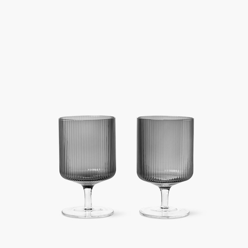 Ripple Wine Glasses Set Of 2 Ferm Living Casa Jacq 1707