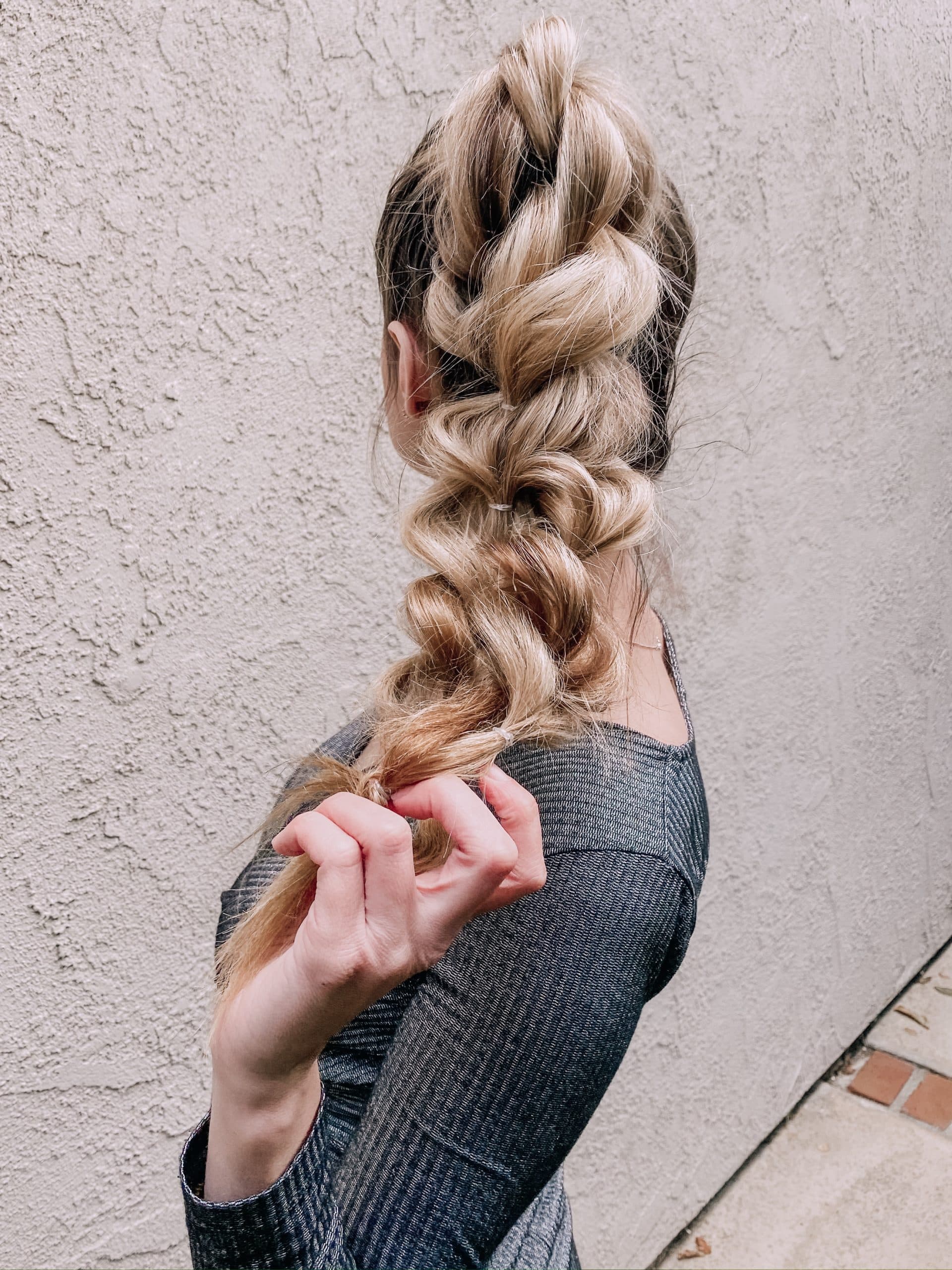 if you have layers, this is for you <3, Braided Ponytail