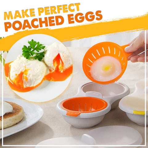 Microwave Egg Poacher Make Perfect Poached Eggs