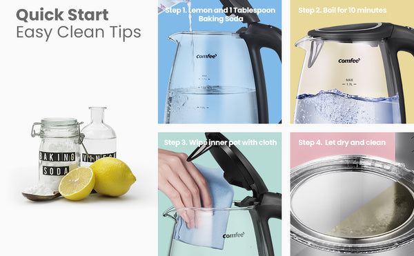 How to Clean an Electric Kettle - How to Clean Electric Kettle From Inside