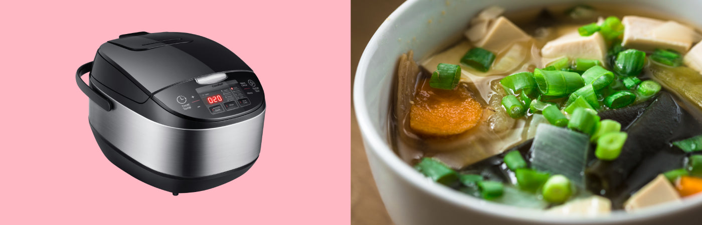 Miso Soup with rice cooker