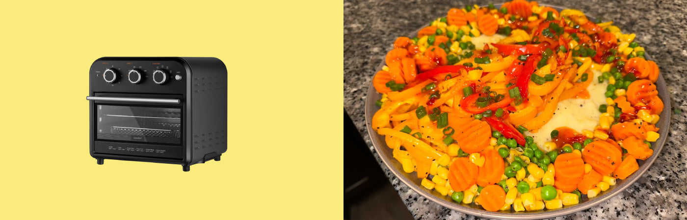 Mixed veggies with air fryer toaster oven