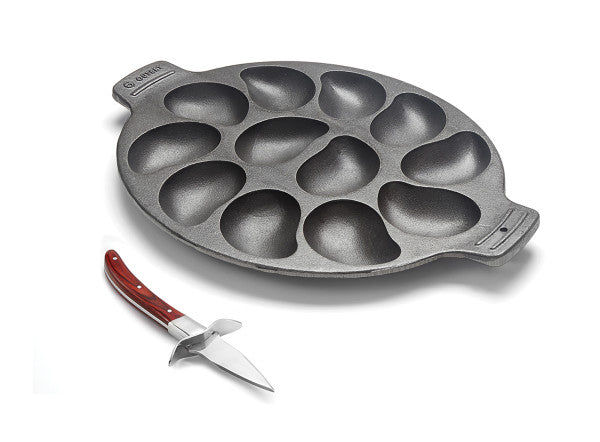 Giant Cast Iron Seashell Pan - Grill and Serve Up All Types of Seafood