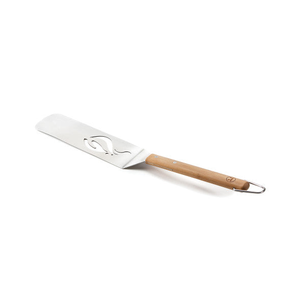 Stainless Steel Fish Spatula With Rosewood Handle