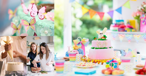 Plateau à disque à gâteau en acrylique, grand miroir rond, or Rose argent,  décorations de Dessert d'anniversaire et de mariage à faire soi-même