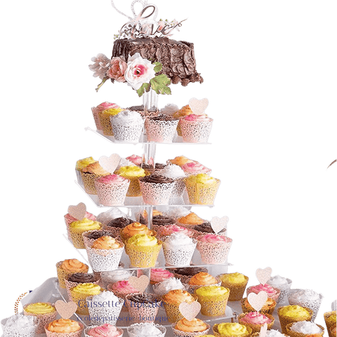 Caissette cupcake dentelle 