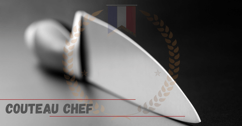 couteau chef en cuisine