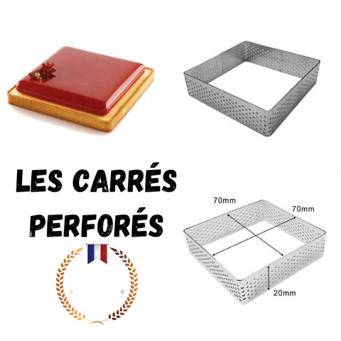 Carré à tarte perforer