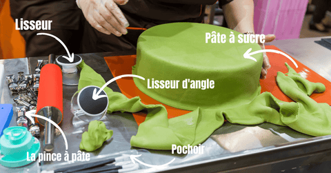 travail avec pate a sucre