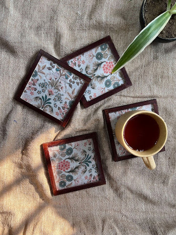 Hand-Woven Fabric Coasters