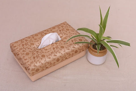 Hand-Woven Fabric Tissue Boxes