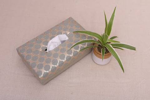 Handmade Hand-Woven Fabric Tissue Boxes