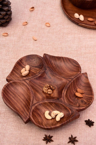 decorative wooden serving platters