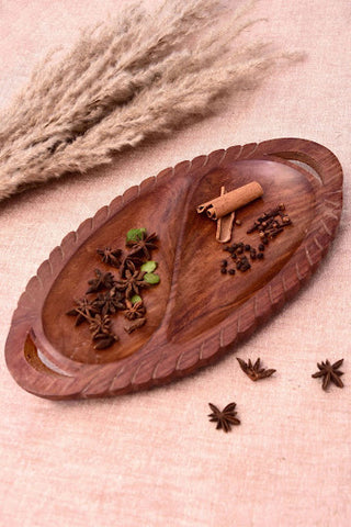 wooden serving platters for parties