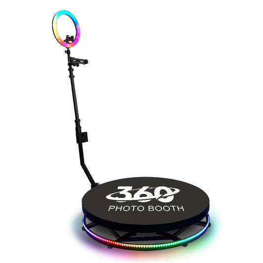 YeahMoment 360 Photo Booth 27(68cm) Automatic Spin 360 Slow Motion Video  Booth
