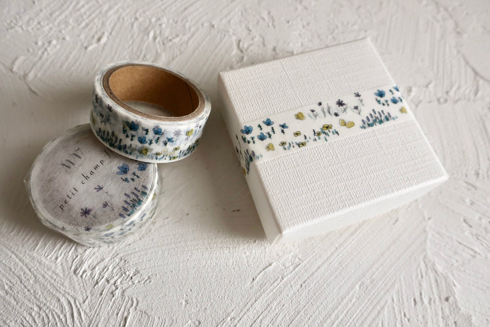 Oeda Original Japanese Washi Tape - Bloom Line Blue