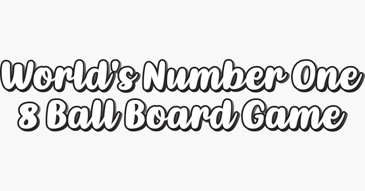 8 Ball Pool The Board Game, Board Game