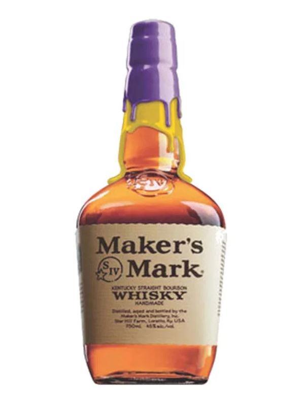 Maker's Mark Lakers Purple And Gold Whiskey Liter