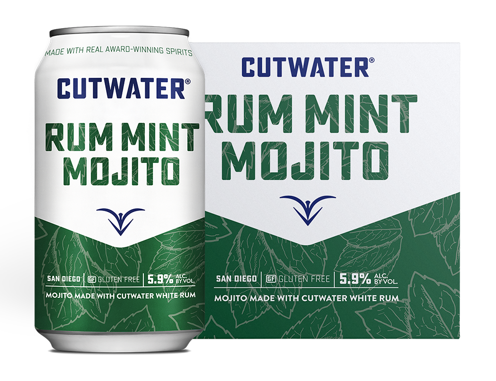 Cutwater Rum Mojito 4/12oz