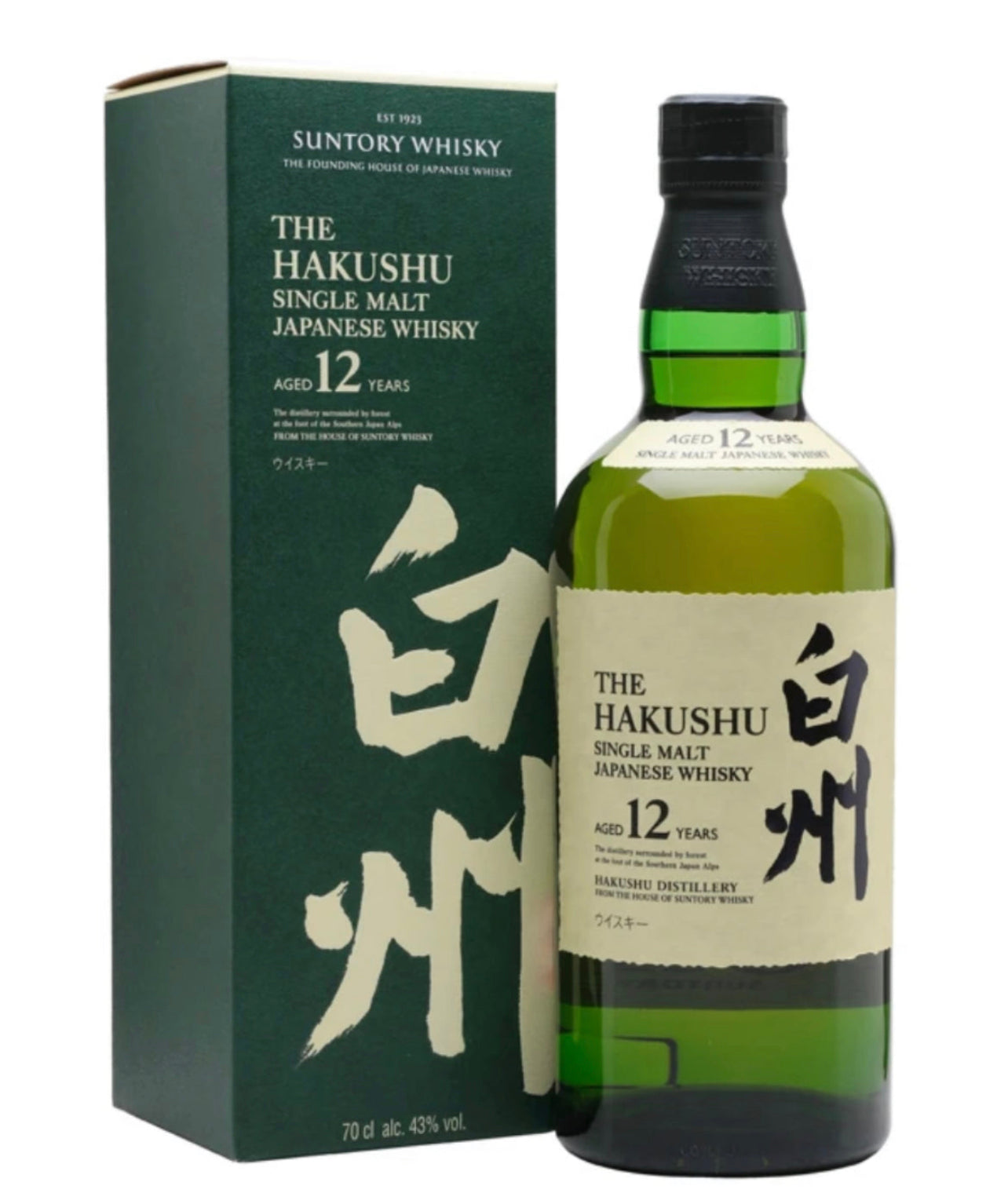 Hakushu 12 Year Old Japanese Whiskey