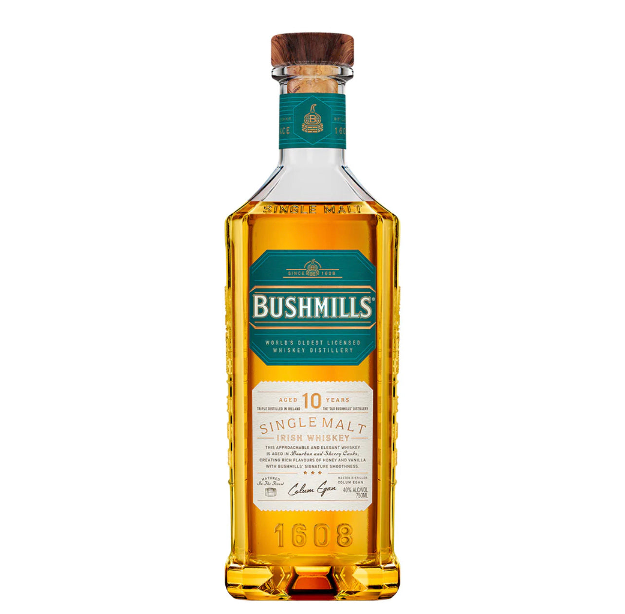 Bushmills 10 Year Old Single Malt Irish Whiskey 750ml