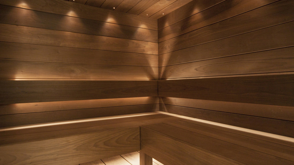 The mood in your sauna is created with sauna lighting