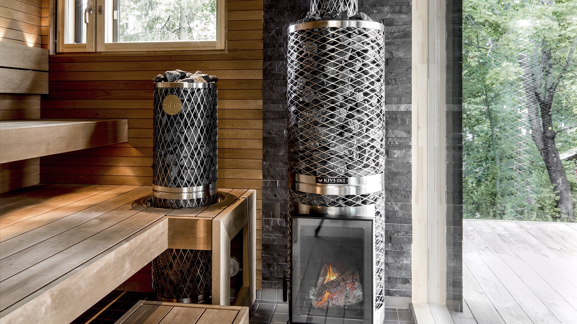 IKI electric and wood-burning sauna heaters