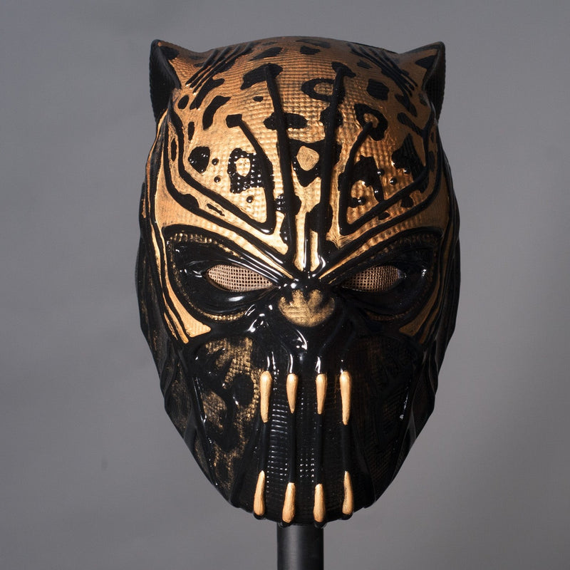 Killmonger cosplay helmet, Golden Jaguar Mask