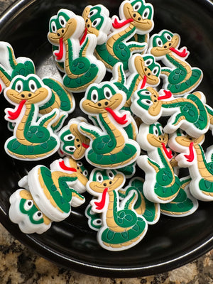 Snake Silicone Focal - A Friend In Bead (is a friend indeed)