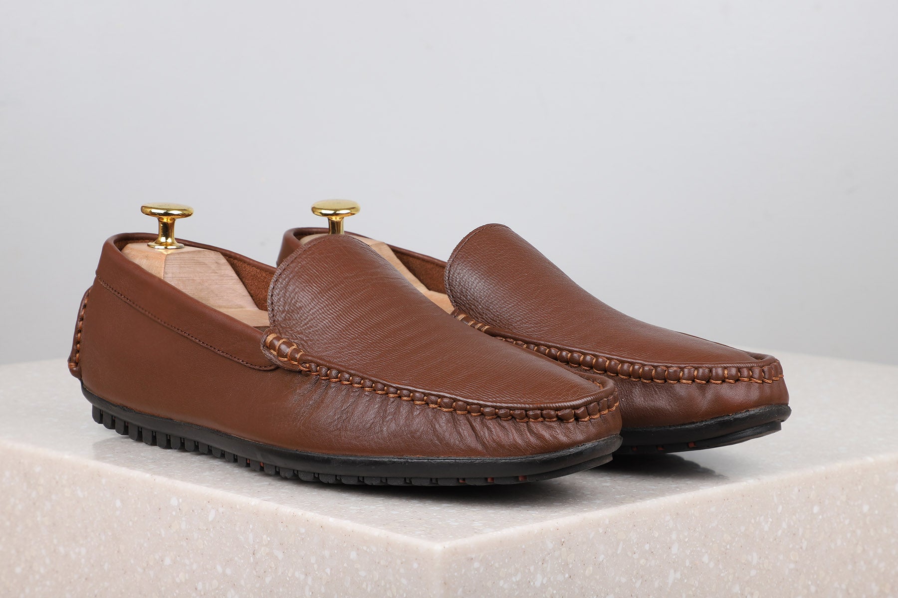 Buy Now Privo Flexi Driving Shoe-Tan For Men – Inc5 Shoes