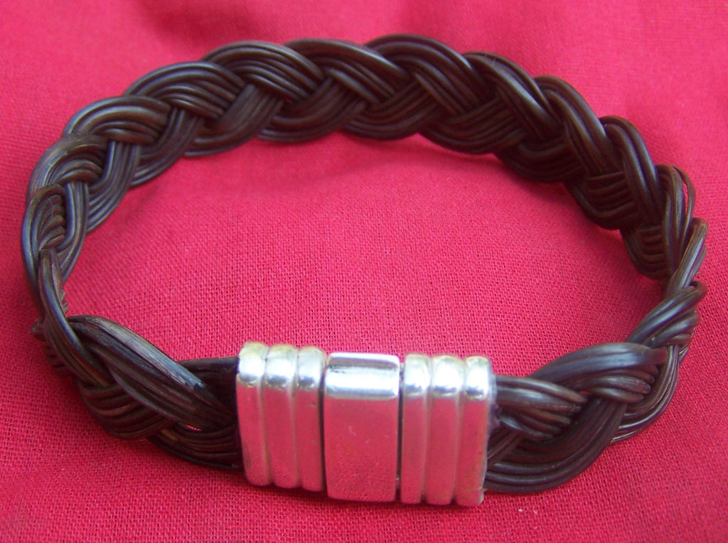 Lee #4 elephant hair and 925 sterling silver bracelet – Just Elephant