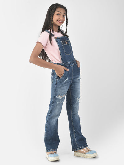 Denim Dungaree freeshipping - Crimsoune Club