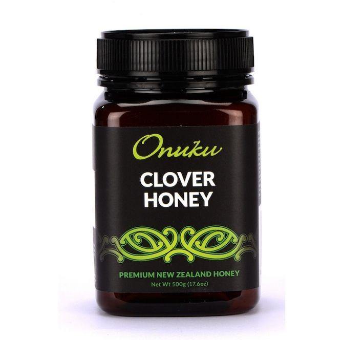 100%+New+Zealand+Clover+Honey+500g+-+Onuku+Honey+NZ