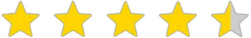 4.5 yellow stars