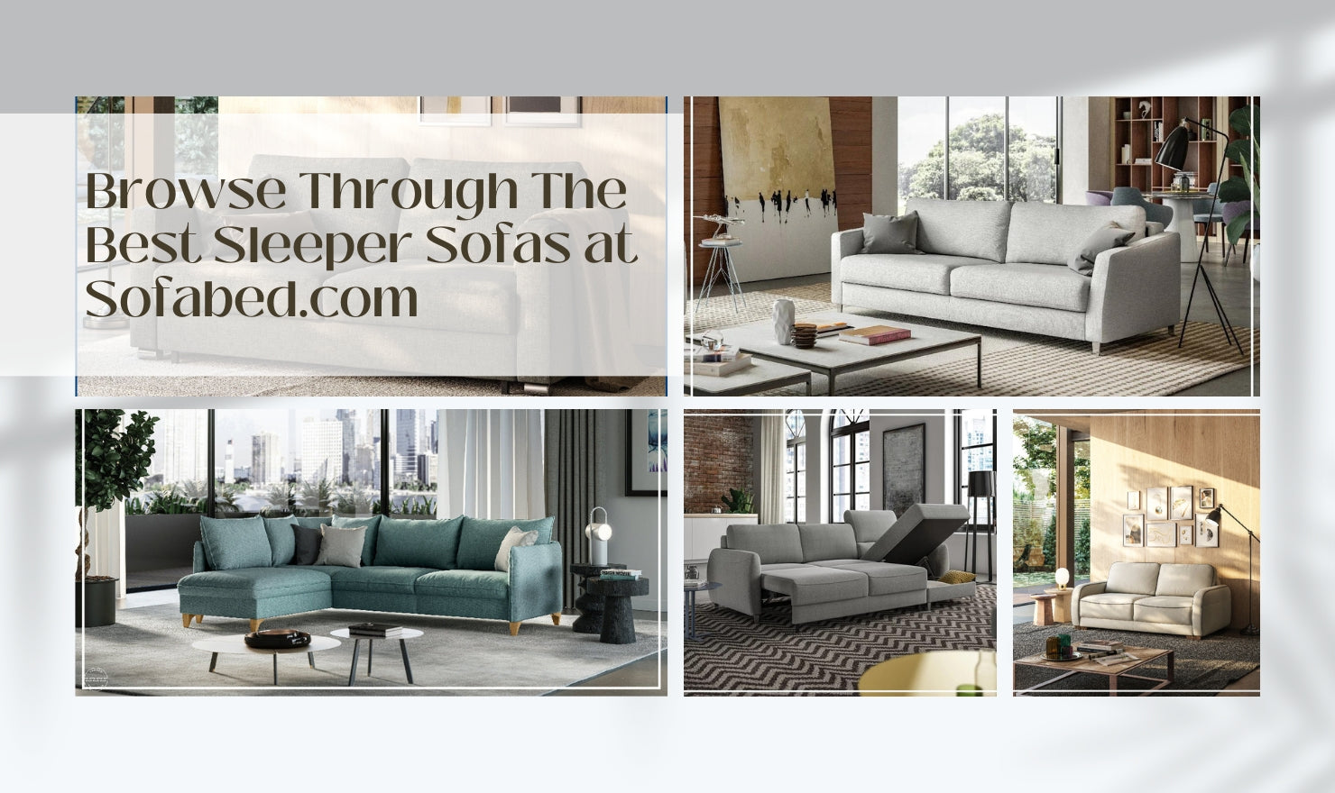 Browse Through The Best Sleeper Sofas at Sofabed.com