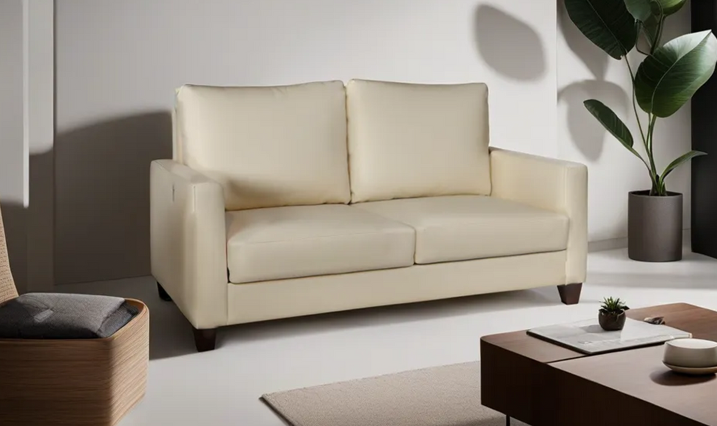 Nova Queen Leather Sleeper Sofa