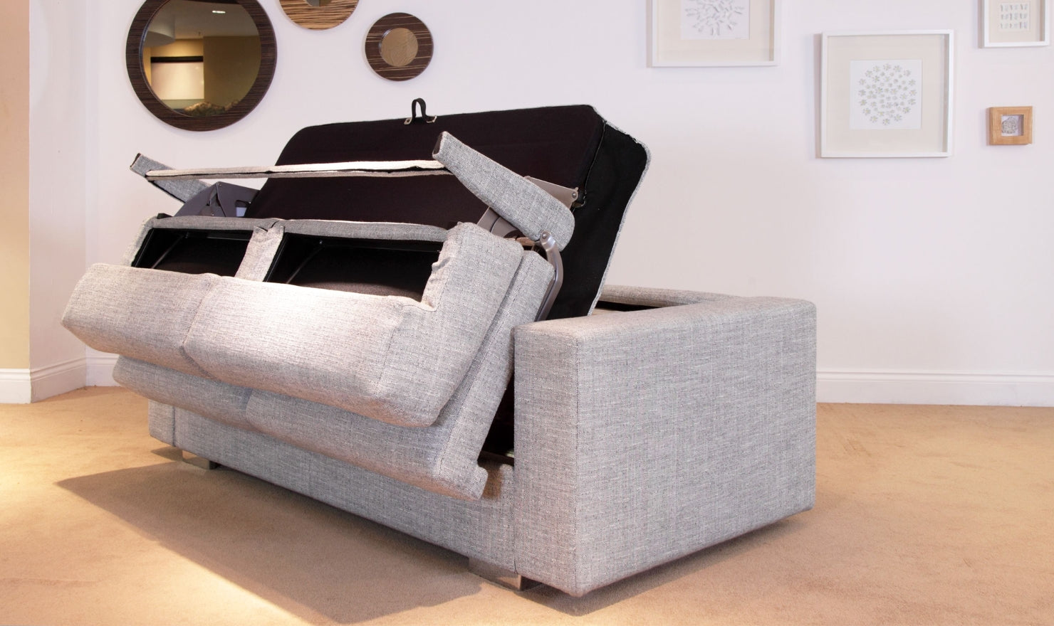 TIPS TO TAKE APART A SLEEPER SOFA FOR MOVING - Open Out the Sleeper Sofa