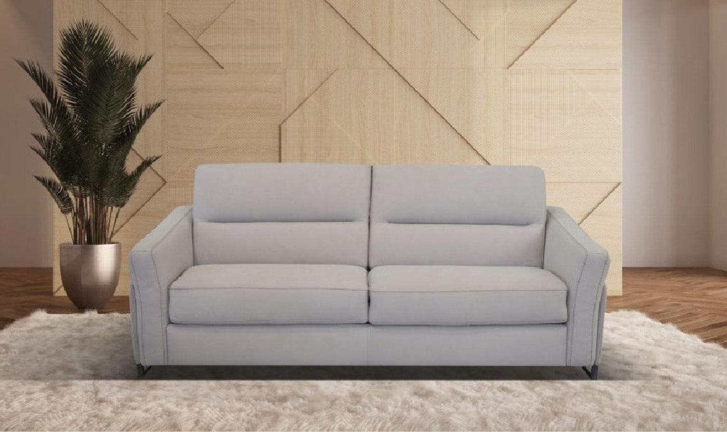 Pompea Luxury Leather Maxi Sofa Bed