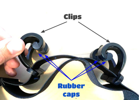 MyClip Clips with rubber caps