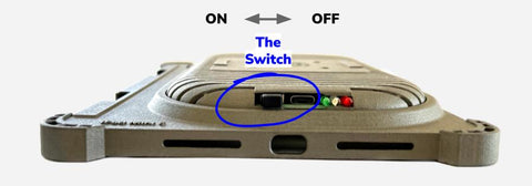 The ON/OFF switch